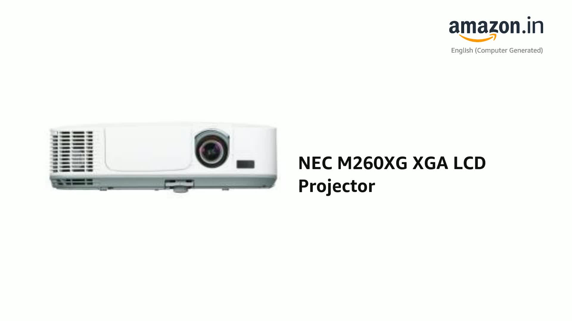 NEC NP-M260X Portable XGA LCD プロジェクター NEC NP-M260X Portable XGA LCD Projector NP-M260X B&H Photo Video